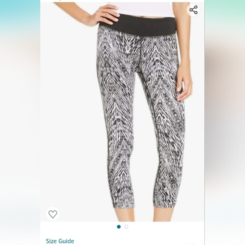 Nike Black and White Patterned Leggings